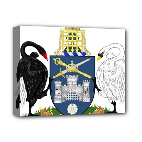 Coat Of Arms Of Australian Capital Territory Deluxe Canvas 14  X 11  (stretched) by abbeyz71