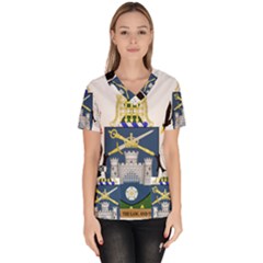 Coat Of Arms Of Australian Capital Territory Women s V-neck Scrub Top by abbeyz71