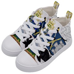 Coat Of Arms Of Australian Capital Territory Kids  Mid-top Canvas Sneakers by abbeyz71
