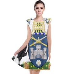 Coat Of Arms Of Australian Capital Territory Tie Up Tunic Dress by abbeyz71