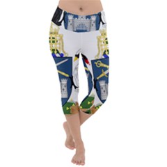 Coat Of Arms Of Australian Capital Territory Lightweight Velour Capri Yoga Leggings by abbeyz71