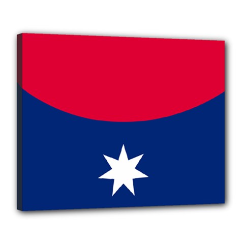Proposed Australia Down Under Flag Canvas 20  X 16  (stretched) by abbeyz71