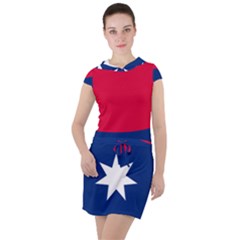 Proposed Australia Down Under Flag Drawstring Hooded Dress by abbeyz71