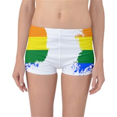 Lgbt Flag Map Of South Korea Reversible Boyleg Bikini Bottoms by abbeyz71