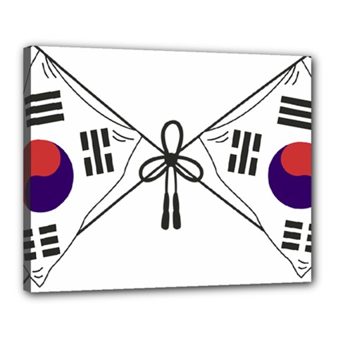 Emblem Of Provisional Government Of Republic Of Korea, 1919-1948 Canvas 20  X 16  (stretched) by abbeyz71