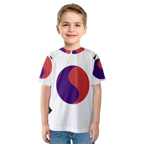 Flag Of Provisional Government Of Republic Of Korea, 1919-1948 Kids  Sport Mesh Tee by abbeyz71