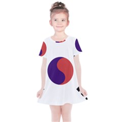 Flag Of Provisional Government Of Republic Of Korea, 1919-1948 Kids  Simple Cotton Dress by abbeyz71