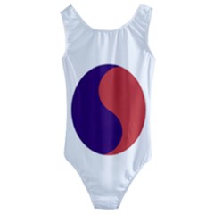 Flag Of Provisional Government Of Republic Of Korea, 1919-1948 Kids  Cut-out Back One Piece Swimsuit by abbeyz71