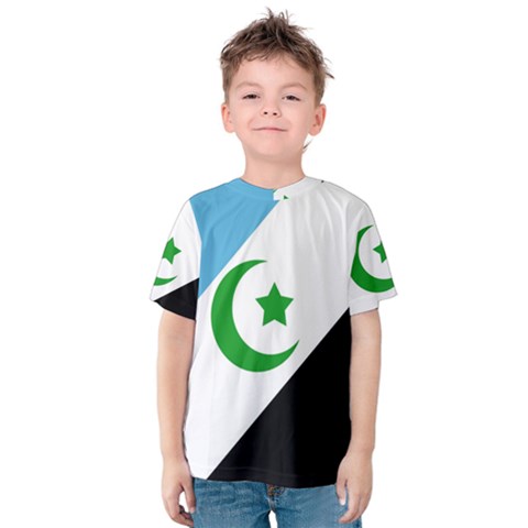 Flag Of Shabak People Kids  Cotton Tee by abbeyz71