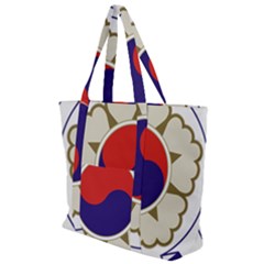 Emblem Of South Korea, 1963-1997 Zip Up Canvas Bag by abbeyz71