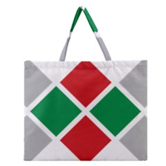Logo Of United Patriots Electoral Alliance In Bulgaria Zipper Large Tote Bag by abbeyz71