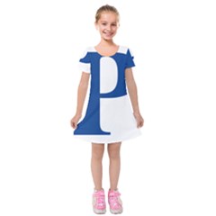 Logo Of Freedom Party Of Austria Kids  Short Sleeve Velvet Dress by abbeyz71