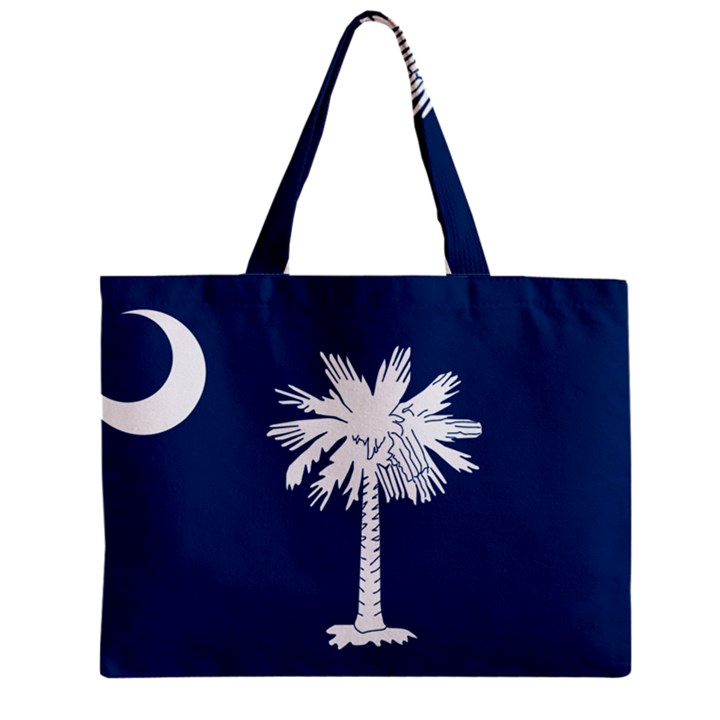 South Carolina State Flag Zipper Mini Tote Bag