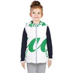 Logo Of Ashgabat Kids  Hooded Puffer Vest by abbeyz71