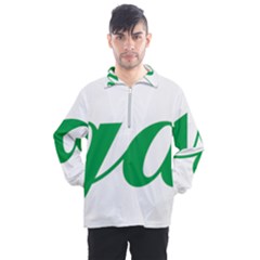 Logo Of Ashgabat Men s Half Zip Pullover