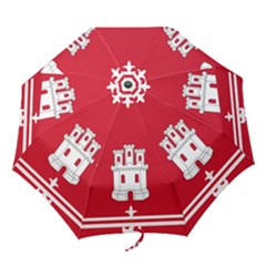 Flag Of Aberdeen Folding Umbrellas by abbeyz71