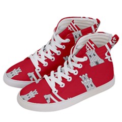 Shield Of The Arms Of Aberdeen Women s Hi-top Skate Sneakers by abbeyz71