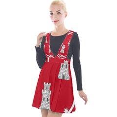 Shield Of The Arms Of Aberdeen Plunge Pinafore Velour Dress by abbeyz71