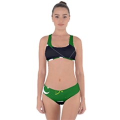 Flag Of Hunza  Criss Cross Bikini Set by abbeyz71