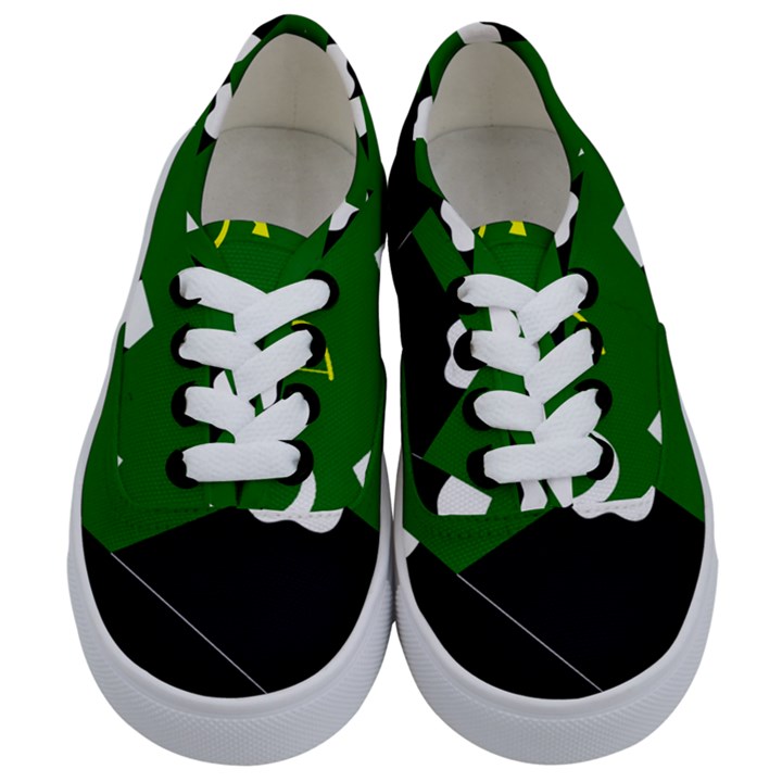 Flag of Hunza  Kids  Classic Low Top Sneakers