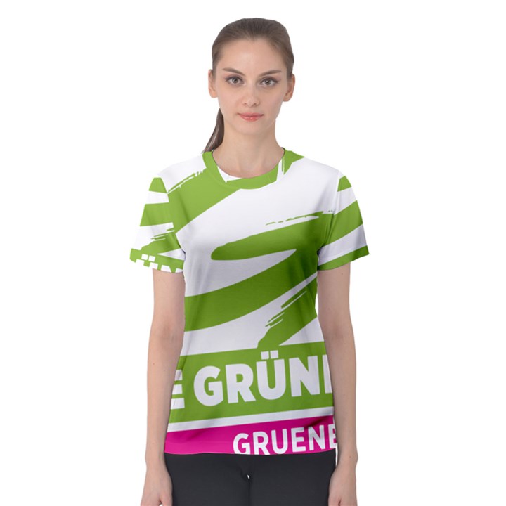 Logo of Austrian Green Party Women s Sport Mesh Tee