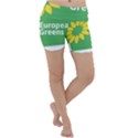 Logo of the European Green Party Lightweight Velour Yoga Shorts View1