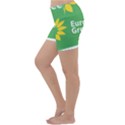 Logo of the European Green Party Lightweight Velour Yoga Shorts View2