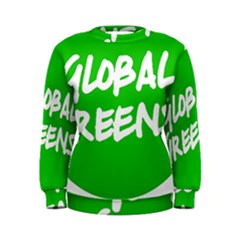 Logo Of Global Greens  Women s Sweatshirt by abbeyz71