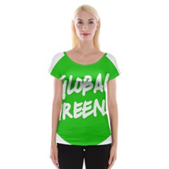 Logo Of Global Greens  Cap Sleeve Top