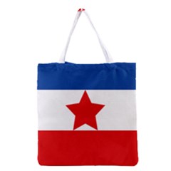 Flag Of Yugoslavia, 1941-1946 Grocery Tote Bag by abbeyz71