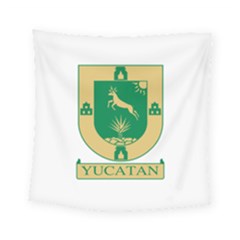 Flag Of State Of Yucatán Square Tapestry (small)