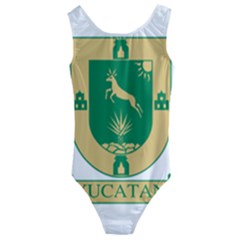 Flag Of State Of Yucatán Kids  Cut-out Back One Piece Swimsuit by abbeyz71