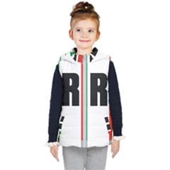 Logo Of Partido Revolucionario Institucional - Pri Kids  Hooded Puffer Vest by abbeyz71