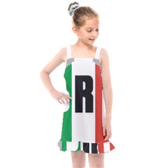 Logo Of Partido Revolucionario Institucional - Pri Kids  Overall Dress by abbeyz71