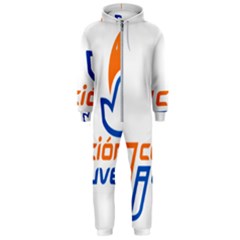 Logo Of Youth Wing Of National Action Party Of Mexico Hooded Jumpsuit (men) 