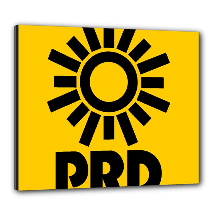Logo of Party of the Democratic Revolution Canvas 24  x 20  (Stretched)