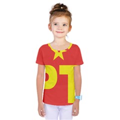 Logo of Mexico s Labor Party Kids  One Piece Tee
