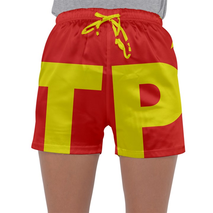 Logo of Mexico s Labor Party Sleepwear Shorts