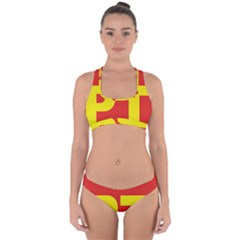 Logo of Mexico s Labor Party Cross Back Hipster Bikini Set