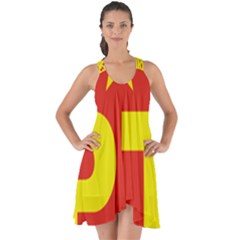 Logo of Mexico s Labor Party Show Some Back Chiffon Dress