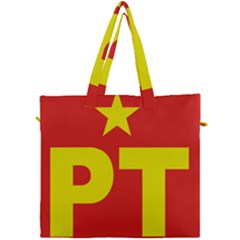 Logo of Mexico s Labor Party Canvas Travel Bag