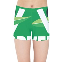 Logo Of Ecologist Green Party Of Mexico Kids  Sports Shorts by abbeyz71