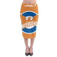 Convergencia Logo, 2002-2011 Midi Pencil Skirt by abbeyz71