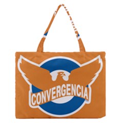 Convergencia Logo, 2002-2011 Zipper Medium Tote Bag by abbeyz71