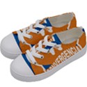 Convergencia Logo, 2002-2011 Kids  Low Top Canvas Sneakers View2