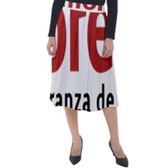 Logo Of Mexico The National Regeneration Movement Party Classic Velour Midi Skirt  by abbeyz71