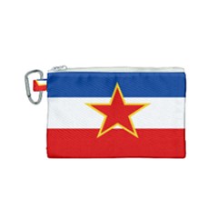 Flag Of Yugoslavia, 1946-1992 Canvas Cosmetic Bag (small)