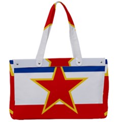 Civil Ensign Of Yugoslavia, 1950-1992 Canvas Work Bag by abbeyz71