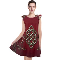 Wonderful Decorative Celtic Knot Tie Up Tunic Dress by FantasyWorld7