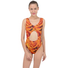 Flower Love Center Cut Out Swimsuit by BIBILOVER